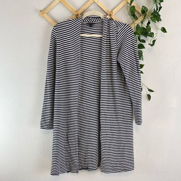 J. JILL | Striped Cardigan G193 - Picture 1 of 7